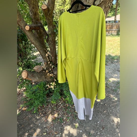 NWT STYLEWE Green and grey dress with a zipper on the back - Picture 10 of 10